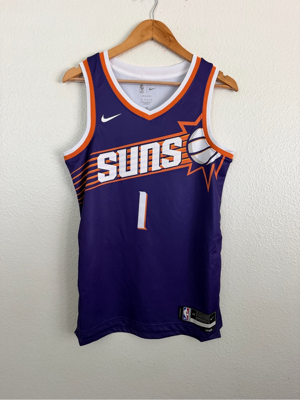 Nike Phoenix Suns Devin Booker NBA Icon Edition Swingman Jersey Men Size Small